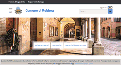 Desktop Screenshot of comune.rubiera.re.it